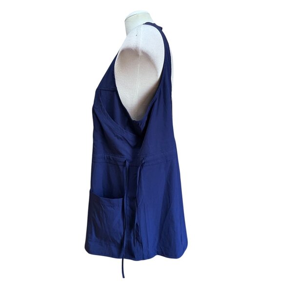 Halara Breezeful Backless Drawstring 2-Piece Active Dress Sz XS Blue Quick Dry - Picture 14 of 16